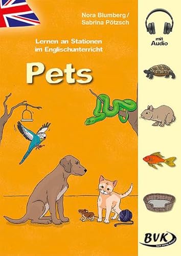 Lernen an Stationen im Englischunterricht: Pets (inkl. Audio): ab Ende 2. Klasse