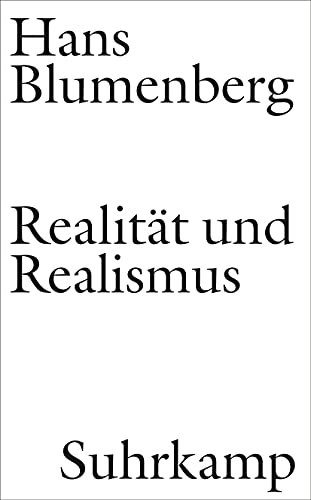 Realität und Realismus von Suhrkamp Verlag AG