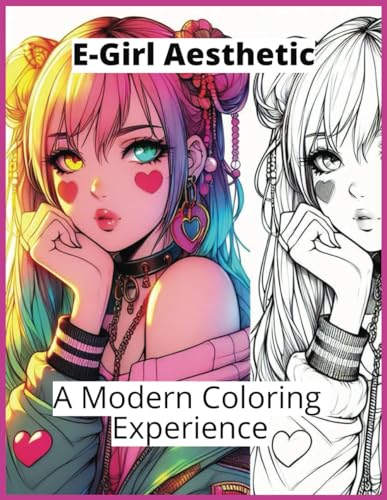 E-Girl Aesthetic: A Modern Coloring Experience von Independently published