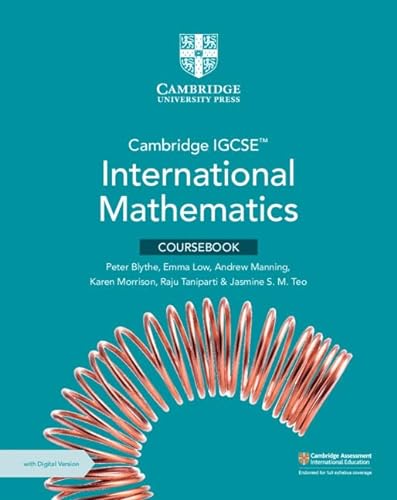 Cambridge IGCSE(TM) International Mathematics Coursebook with Digital Version (2 Years' Access) (Cambridge International Igcse) von Cambridge University Pr.