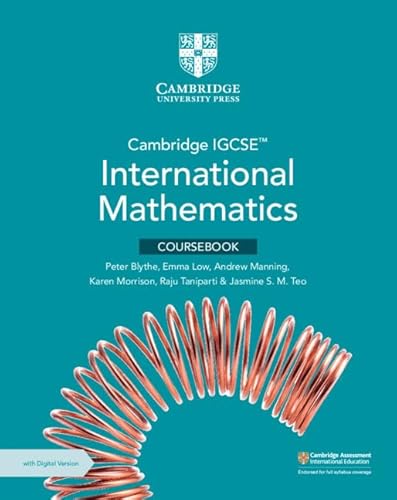 Cambridge IGCSE(TM) International Mathematics Coursebook with Digital Version (2 Years' Access) (Cambridge International Igcse)