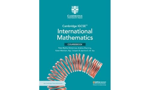 Cambridge Igcse International Mathematics Coursebook + Cambridge Online Mathematics 2 Years Access (Cambridge International Igcse) von Cambridge University Press