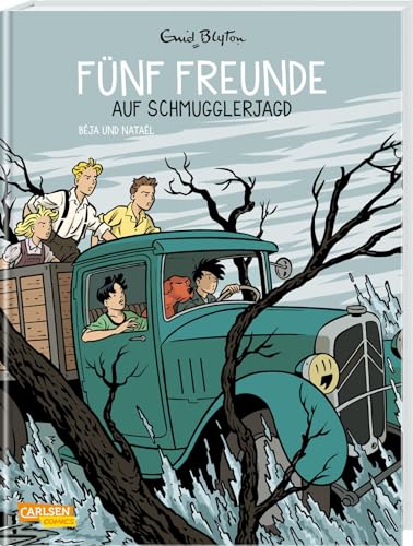 Fünf Freunde 4: Fünf Freunde auf Schmugglerjagd: Der Kinderbuch-Klassiker als Comic für Kinder ab 8 Jahre (4) von CARLSEN COMICS
