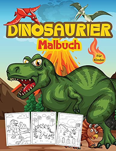 Dinosaurier Malbuch für Kinder: Großes Dinosaurier-Aktivitätsbuch für Jungen und Kinder. Perfekte Dinosaurier-Bücher für Teens und Kleinkinder, die gerne mit Dinosauriern spielen und genießen von Bmiller