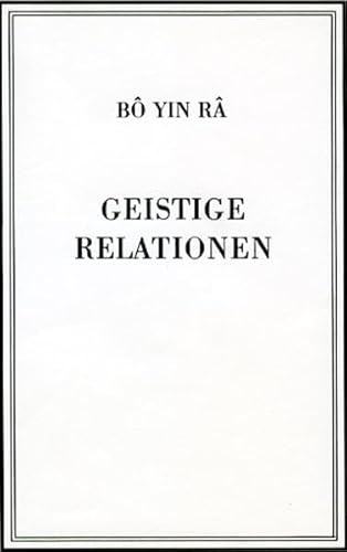 Geistige Relationen Geistige Relationen
