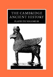 The Cambridge Ancient History, Plates to Volume III: The Middle East, the Greek World and the Balkans to the Sixth Century B.C.: Plates to Volume 3