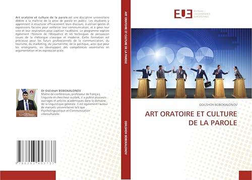 ART ORATOIRE ET CULTURE DE LA PAROLE von Éditions universitaires européennes