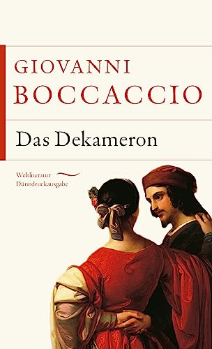 Das Dekameron: Gebunden in feingeprägter Leinenstruktur auf Naturpapier aus Bayern. Mit Schutzumschlag (Weltliteratur Dünndruckausgabe, Band 20) von Anaconda Verlag