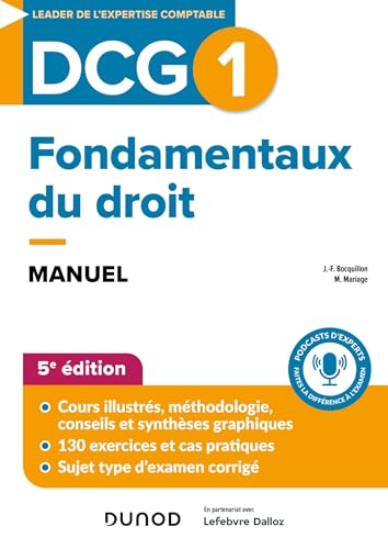 DCG 1 - Fondamentaux du droit - Manuel - 5e éd. von DUNOD