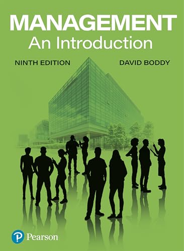 Management: An Introduction (Business and Economics) von Pearson Education Limited