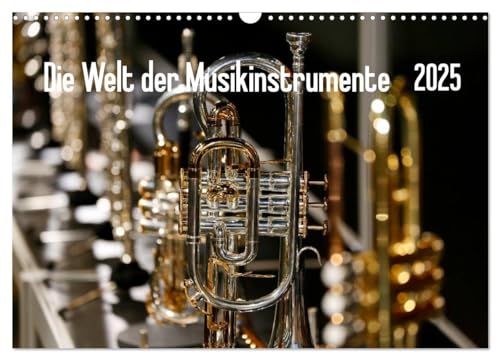 Die Welt der Musikinstrumente (Wandkalender 2025 DIN A3 quer), CALVENDO Monatskalender von CALVENDO