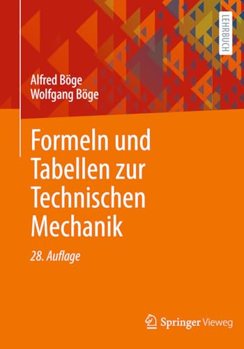 Formeln und Tabellen zur Technischen Mechanik von Springer Vieweg