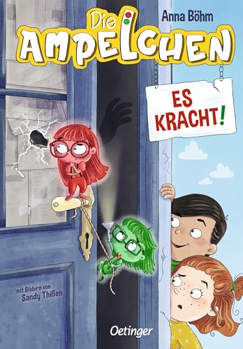 Die Ampelchen 2. Es kracht!: Band 2 der leicht lesbaren Kinderbuchreihe ab 7 Jahren mit frechen kleinen Wesen, die einen Einbruch aufklären Die Ampelchen 2. Es kracht!: Band 2 der leicht lesbaren Kinderbuchreihe ab 7 Jahren mit frechen kleinen Wesen, die einen Einbruch aufklären