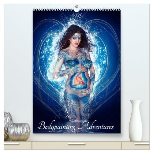 Bodypainting Adventures (hochwertiger Premium Wandkalender 2025 DIN A2 hoch), Kunstdruck in Hochglanz von CALVENDO