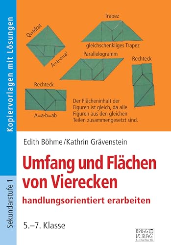 Umfang und Flächen von Vierecken handlungsorientiert erarbeiten: 5.–7. Klasse