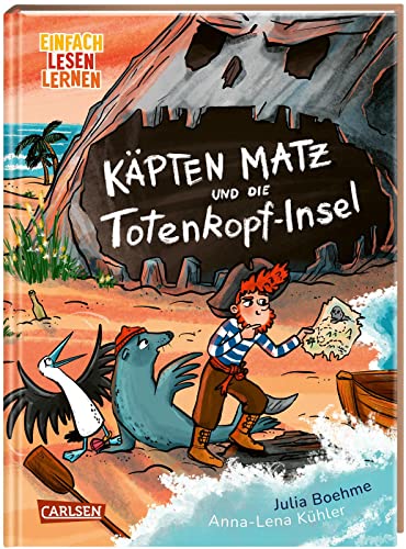 Käpten Matz und die Totenkopf-Insel: Einfach Lesen Lernen | Rasantes Piraten-Abenteuer für Leseanfänger*innen mit vielen Comic-Sprechblasen ab 6 Jahren