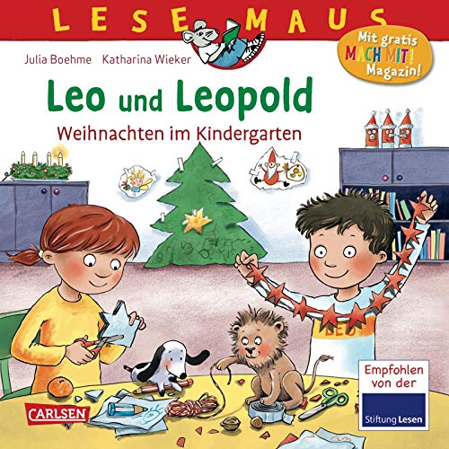 LESEMAUS 163: Leo und Leopold – Weihnachten im Kindergarten (163): Mit App