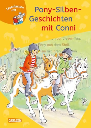 LESEMAUS zum Lesenlernen Sammelbände: Pony-Silben-Geschichten mit Conni: 3 Geschichten in 1 Band | Lesetexte mit farbiger Silbenmarkierung von Carlsen