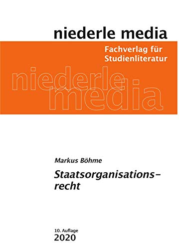 Staatsorganisationsrecht - 2020 von Niederle, Jan Media