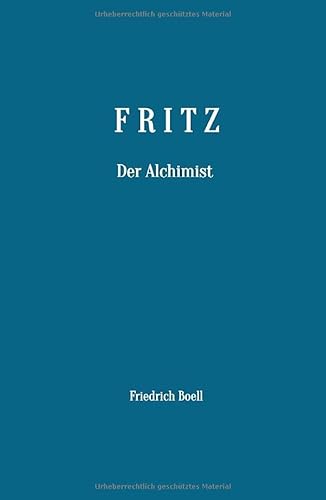 FRITZ - Der Alchimist von epubli