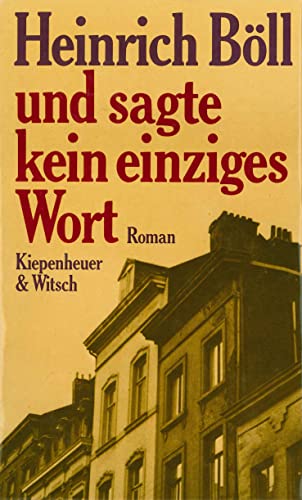 Und sagte kein einziges Wort Und sagte kein einziges Wort