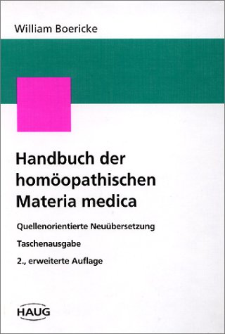 Handbuch der homöopathischen Materia medica, Taschenausgabe