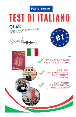 Test di italiano B1 Qcer Cittadinanza (Test ed esami della lingua italiana, Band 4) von Independently published