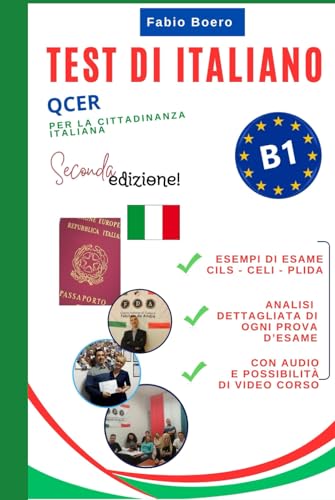 Test di italiano B1 Qcer Cittadinanza (Test ed esami della lingua italiana, Band 4) von Independently published