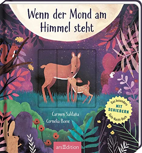 Wenn der Mond am Himmel steht: Das besondere Gutenachtbuch mit Schiebern | Wunderschöne Illustrationen mit gereimten Gute-Nacht-Versen für Kinder ab 24 Monaten Wenn der Mond am Himmel steht: Das besondere Gutenachtbuch mit Schiebern | Wunderschöne Illustrationen mit gereimten Gute-Nacht-Versen für Kinder ab 24 Monaten
