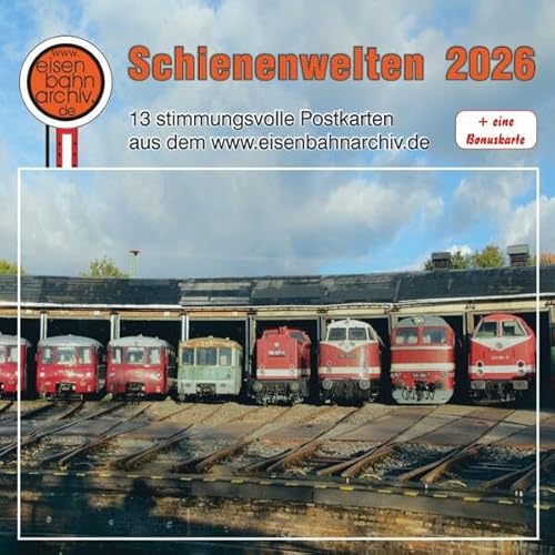 Kalender Schienenwelten 2026 von Bildverlag Böttger GbR
