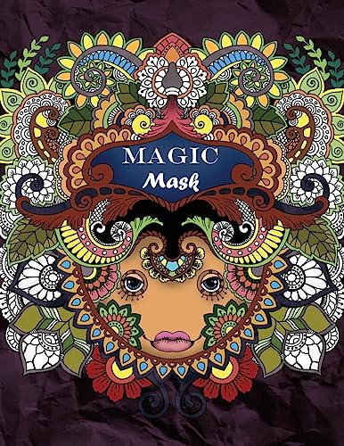Magic Mask: Adult coloring book