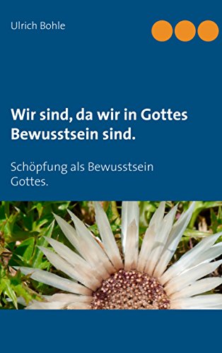 Wir sind, da wir in Gottes Bewusstsein sind.: Schöpfung als Bewusstsein Gottes. von Books on Demand