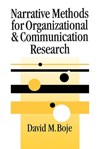 Narrative Methods for Organizational & Communication Research (Sage Series in Management Research) von Sage Publications