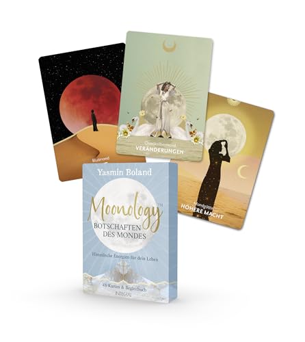 Moonology - Botschaften des Mondes: Himmlische Energien für dein Leben. 48 Orakelkarten und Begleitbuch von Integral