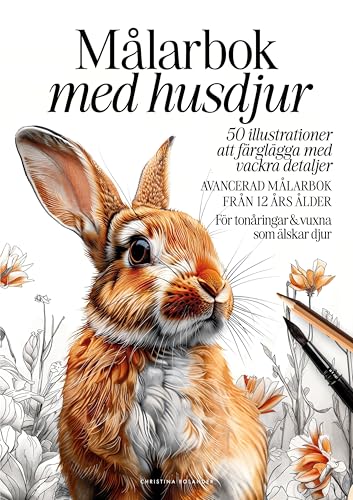 Målarbok med husdjur: 50 detaljerade illustrationer för djurälskare (Målarböcker med djur) von BoD – Books on Demand – Schweden