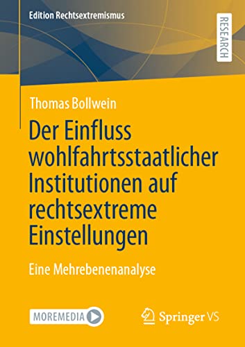 Der Einfluss wohlfahrtsstaatlicher Institutionen auf rechtsextreme Einstellungen: Eine Mehrebenenanalyse (Edition Rechtsextremismus) von Springer VS