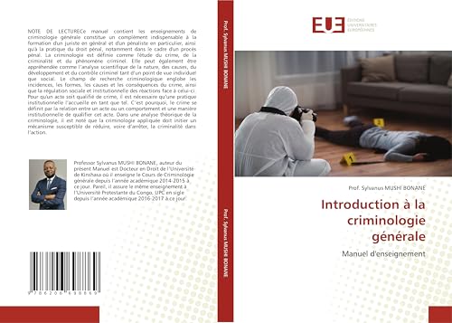 Introduction à la criminologie générale: Manuel d'enseignement von Éditions universitaires européennes