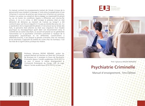 Psychiatrie Criminelle: Manuel d’enseignement, 1ère Édition