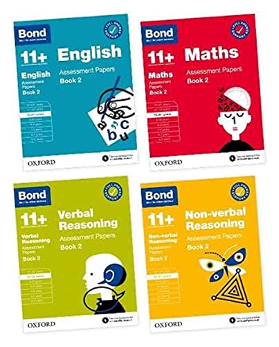 11+: Bond 11+ English, Maths, Non-verbal Reasoning, Verbal Reasoning Assessment Papers: Ready for the 2024 exam: Book 2 10-11+ Years Bundle