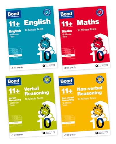 Bond 11+: 10 Minute Tests Bundle with Answer Support 8-9 years (for GL Assessment & other 11 plus exams) Bond 11+: 10 Minute Tests Bundle with Answer Support 8-9 years (for GL Assessment & other 11 plus exams) von OUP Oxford