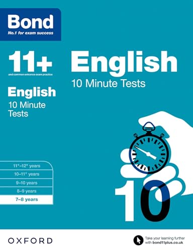 Bond 11+: English: 10 Minute Tests: 7-8 years von Oxford University Press
