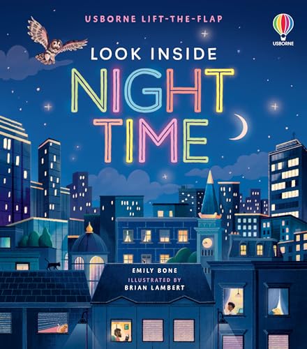 Look Inside Night Time Look Inside Night Time von Usborne Publishing Ltd