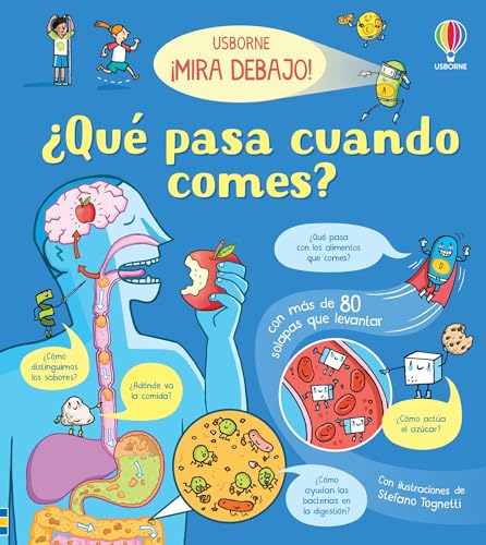 ¿Qué pasa cuando comes? (¡Mira debajo!) von Usborne