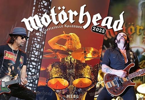 Motörhead Kalender 2025: Der offizielle Kalender mit ganz privaten Einblicken in das Tourleben von Motörhead. Wandkalender. Offizieller Kalender! von Heel
