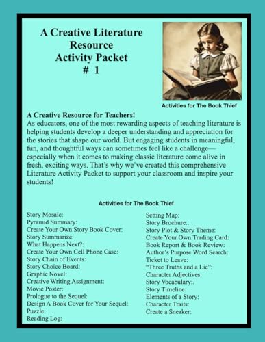 A Creative Literature Resource Activity Packet # 1 von Independently published