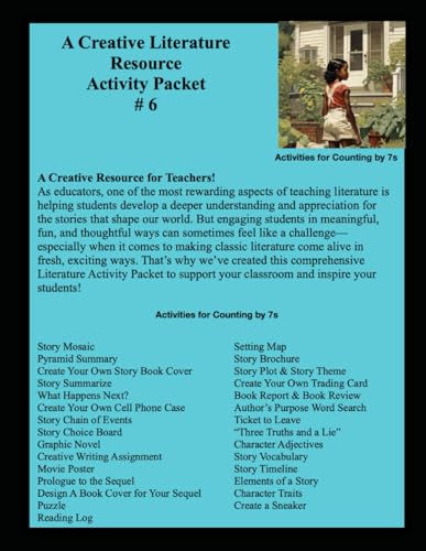 A Creative Literature Resource Activity Packet # 6 von Independently published