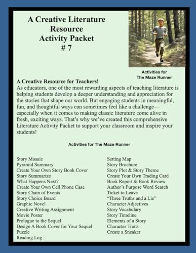 A Creative Literature Resource Activity Packet # 7 von Independently published