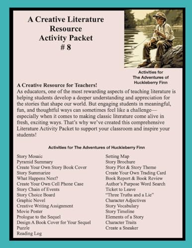 A Creative Literature Resource Activity Packet # 8 von Independently published