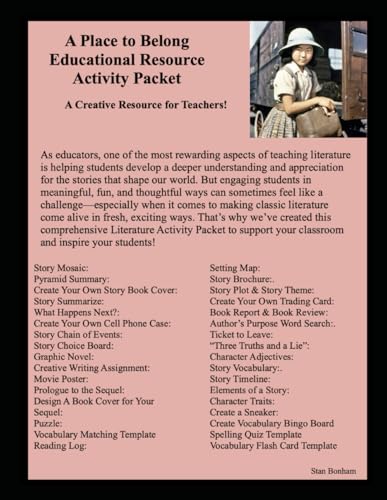 A Place to Belong Educational Resource Activity Packet von Independently published