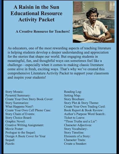 A Raisin in the Sun Educational Resource Activity Packet von Independently published